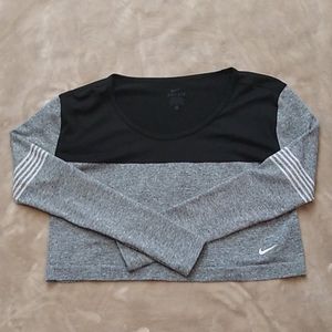 Nike Dri-fit Cropped Workout Top